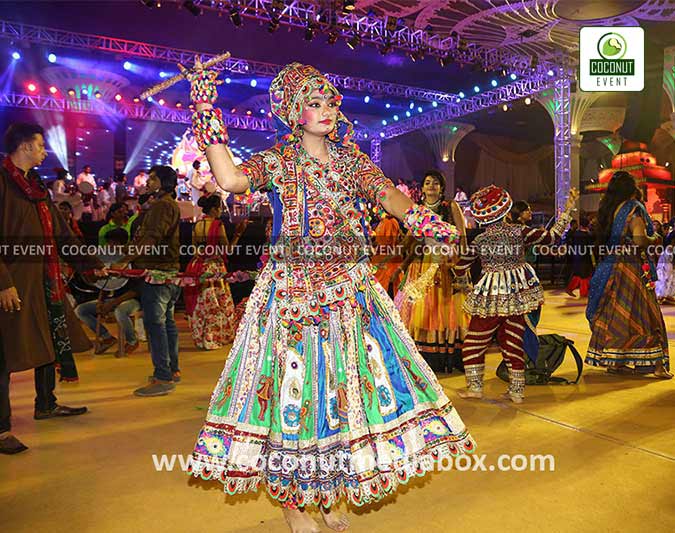 Dildar Dandiya Navratri Event at Surat held in 2016 by Coconut Event an event management company in Mumbai