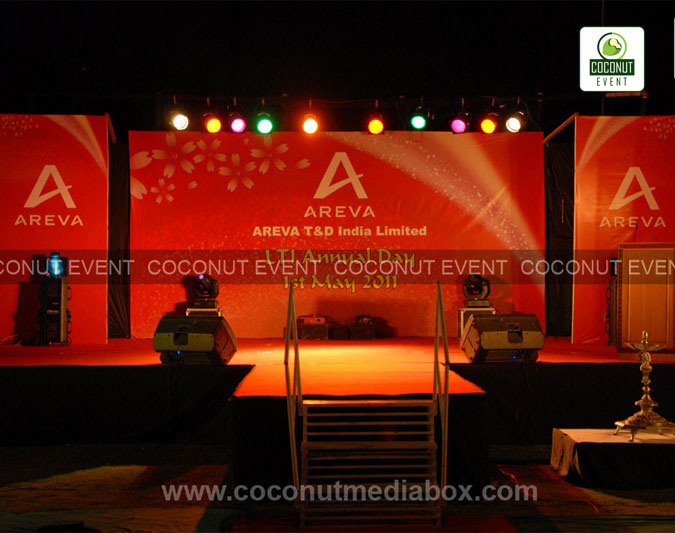 Corporate Event at AREVA T & D AWARD ceremony was organized at Taj hotel, Mumbai by Coconut Event an event management company in Mumbai.